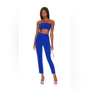 Superdown Remy Bandeau Pant Set in Royal Blue, size small, nwt